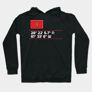 Morocco Epcot World Showcase Walt Disney World Coordinates Hoodie